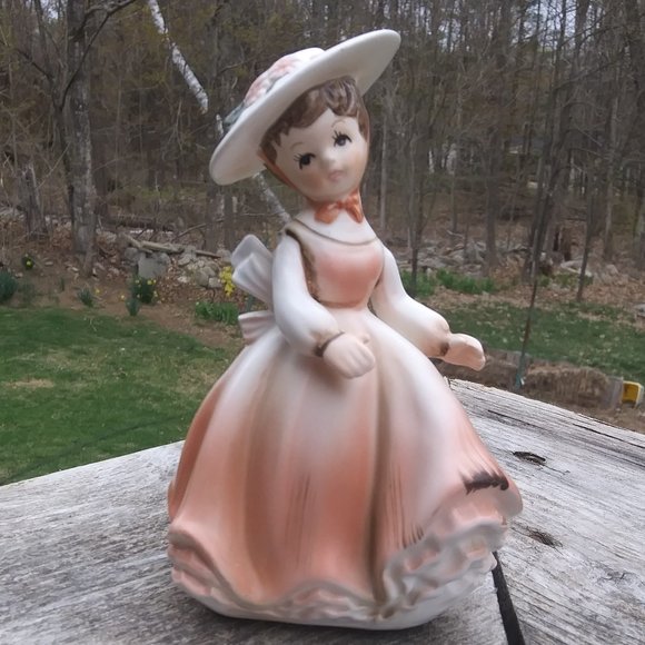 Vintage  NAPCOWARE Southern Belle Girl figurine pretty model  C6391 FLAWS - Picture 3 of 17